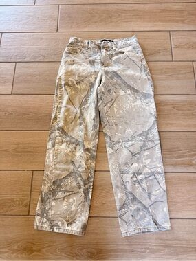 RSQ Men's Beige Camo Chinos